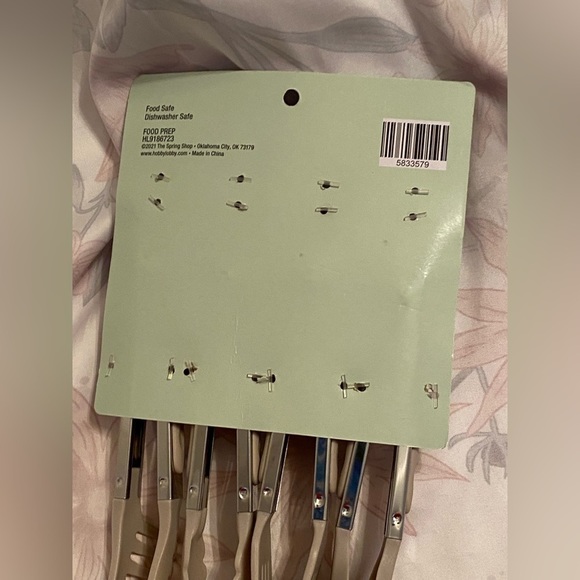 Mini set of Kitchen utensils great for mini crock pots, shower gifts NEW - Picture 2 of 3